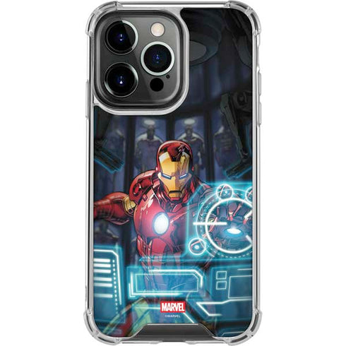Marvel Iron Man New Armor iPhone 15 Pro Clear Case
